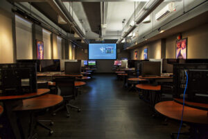 the SVA editing lab on the 5th floor, empty