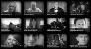 a collage of faculty members from SVA's BFA Film department.