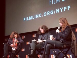 Amy Taubin moderates a panel at New York Film Festival